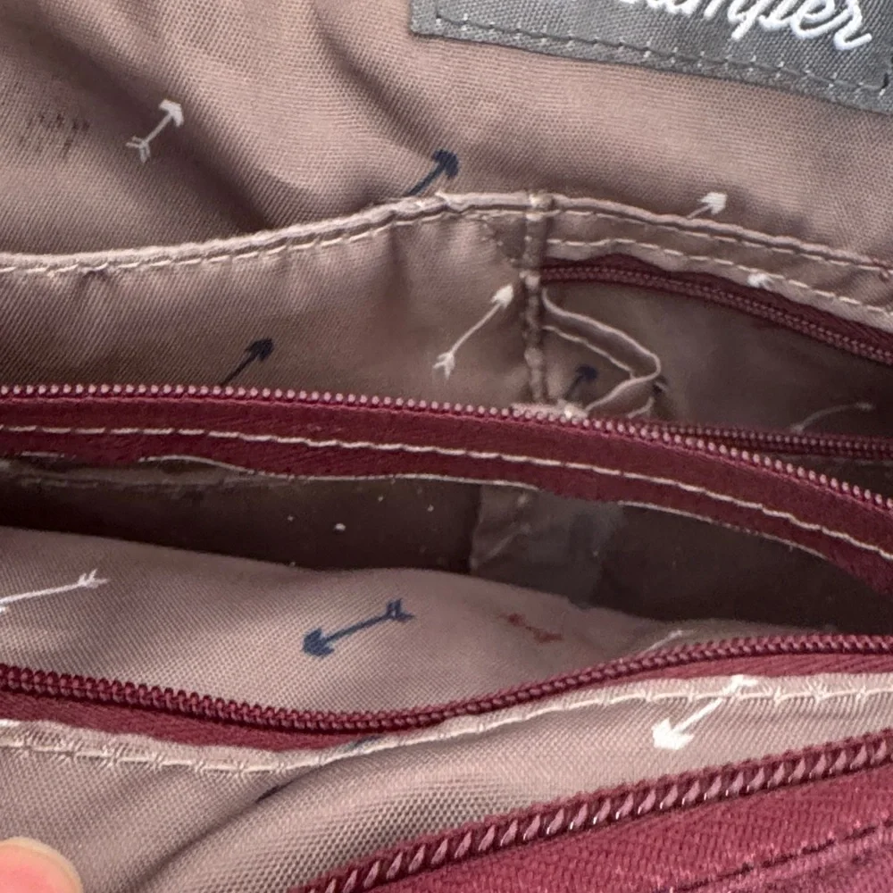 Lug Deep Purple Quilted Shoulder Diaper Bag